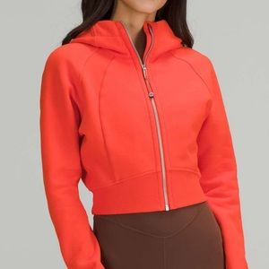 Lululemon Scuba full zip cropped hoodie